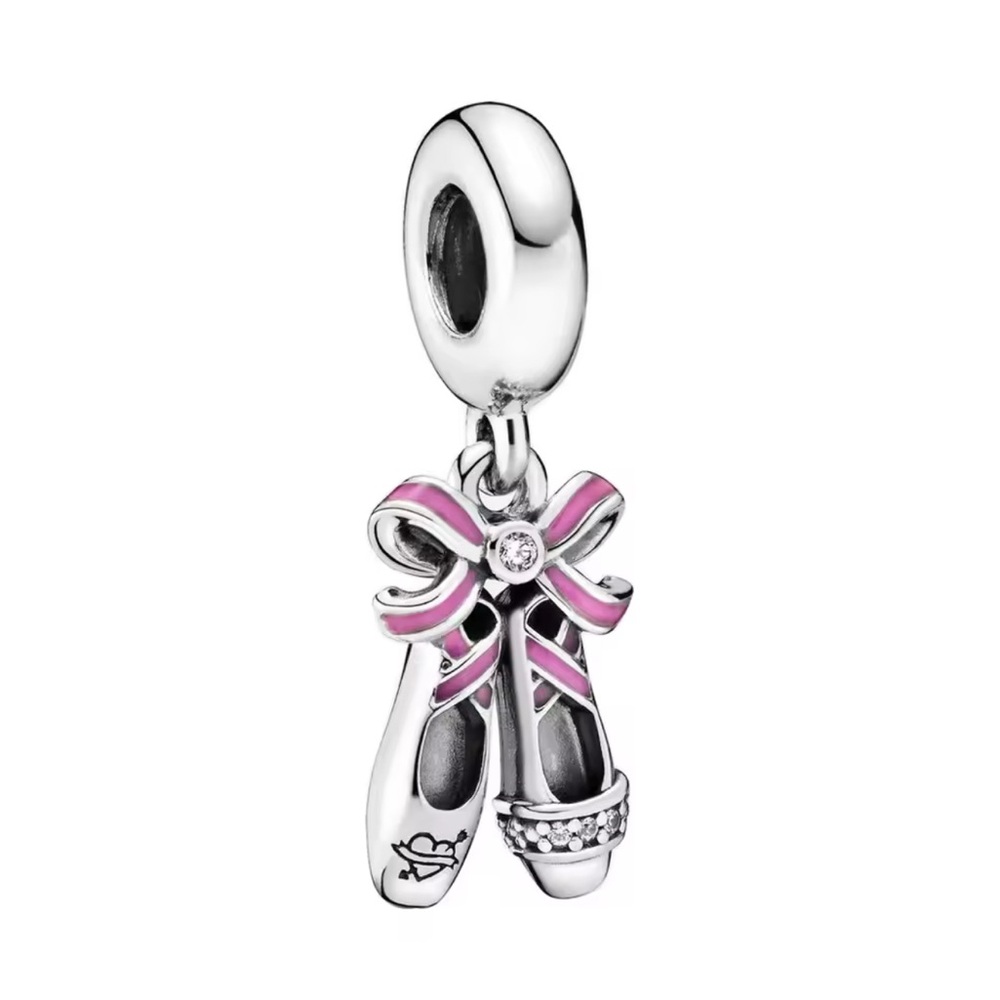 Ballet Slippers Dangle Charm